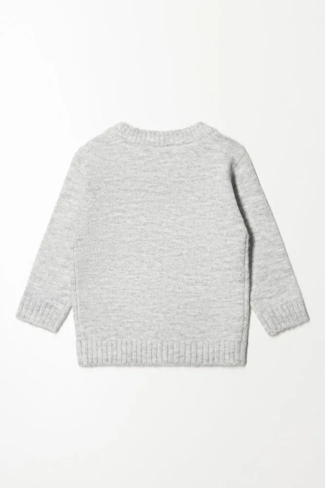 Star Pullover Jersey Grey