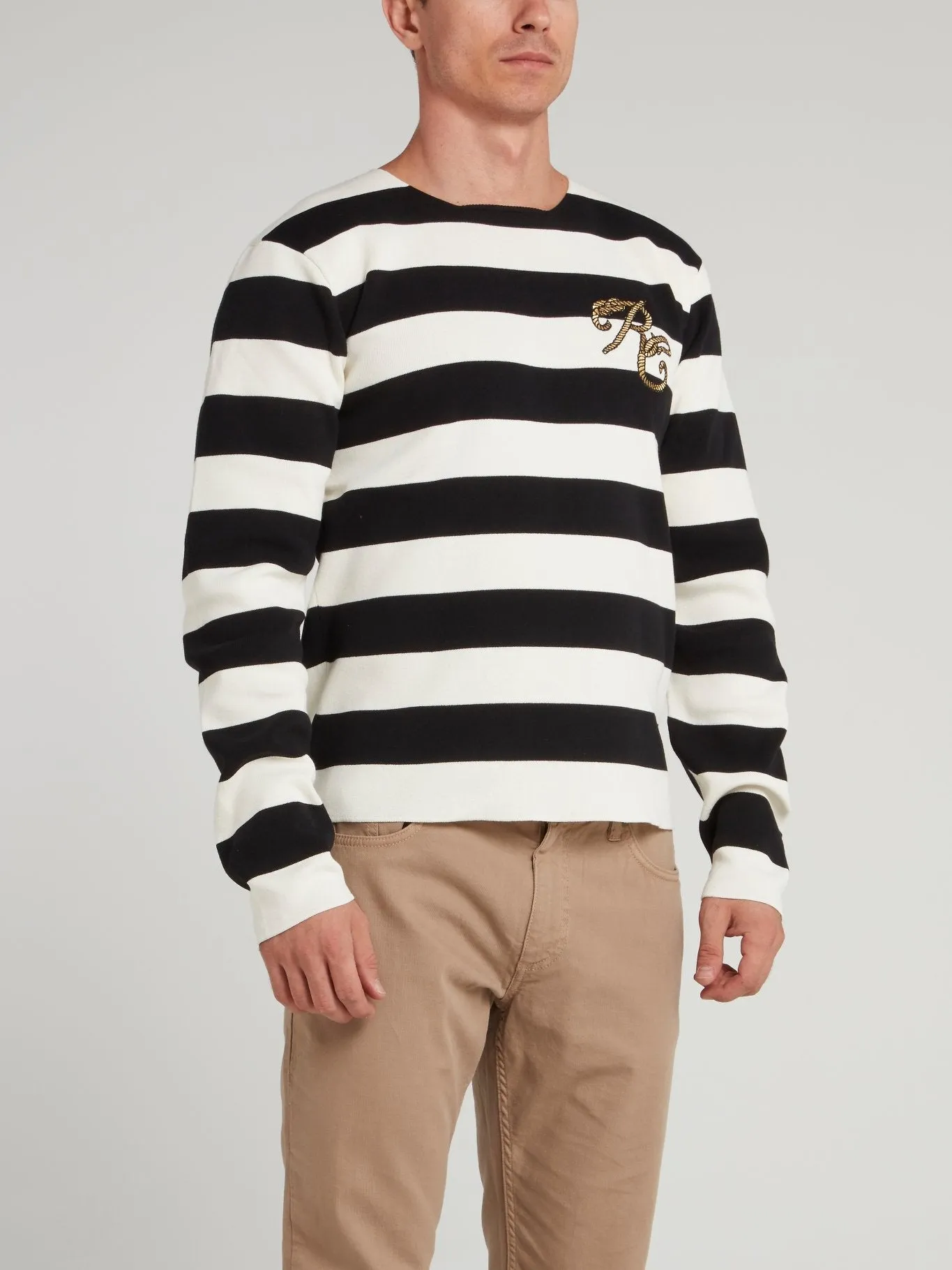 Striped Knit Pullover