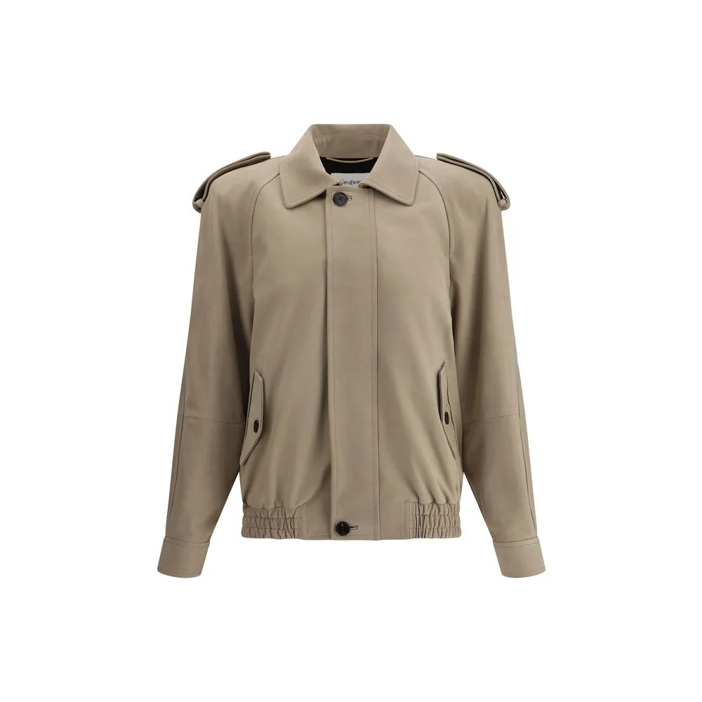 Suede bomber Jacket