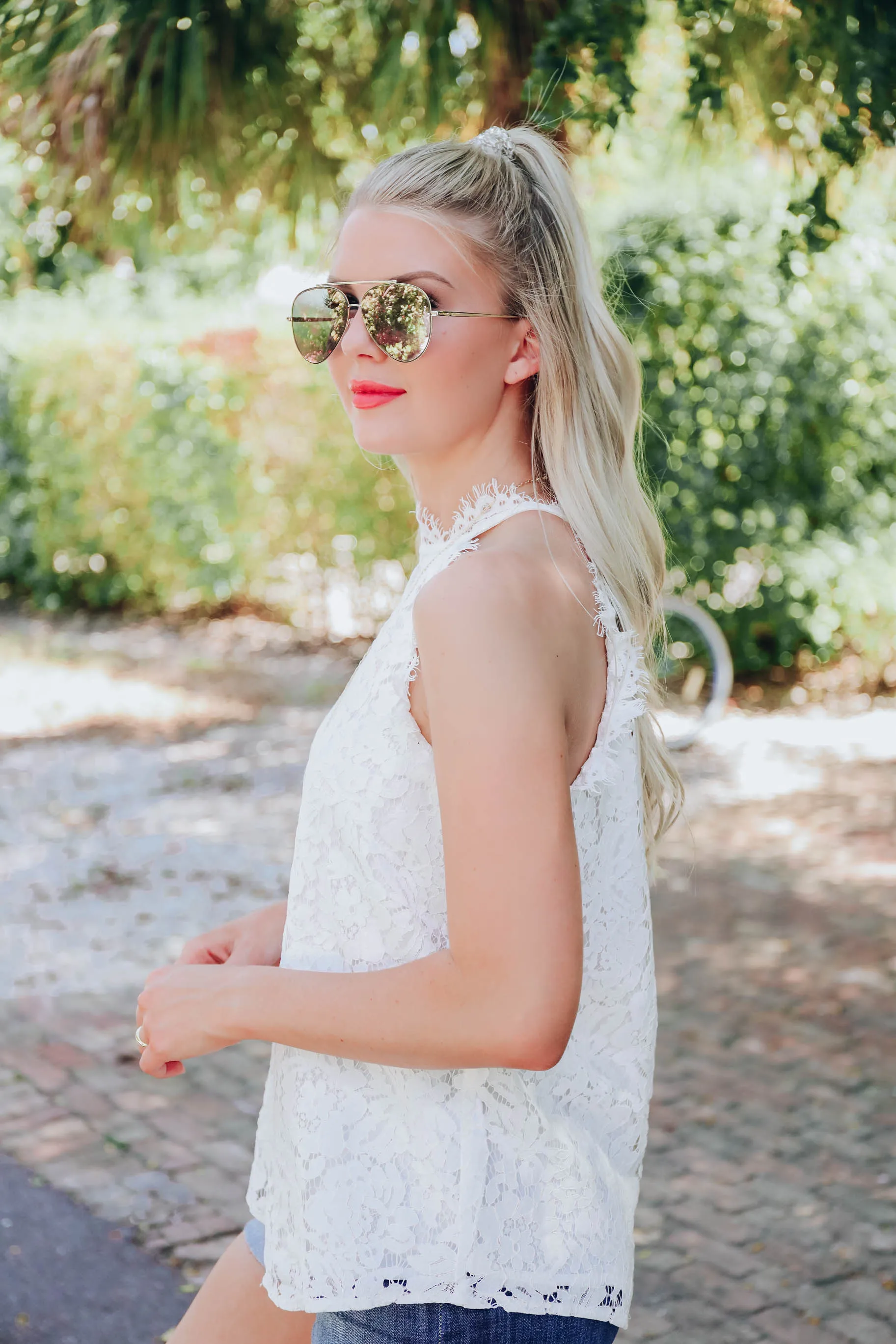 Summer's Eve Lace Top - Ivory