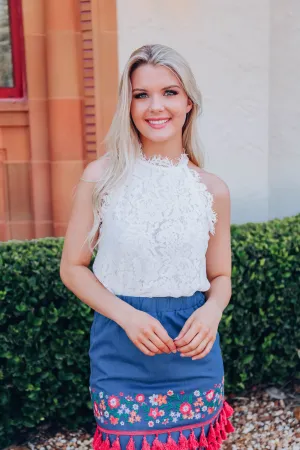 Summer's Eve Lace Top - Ivory