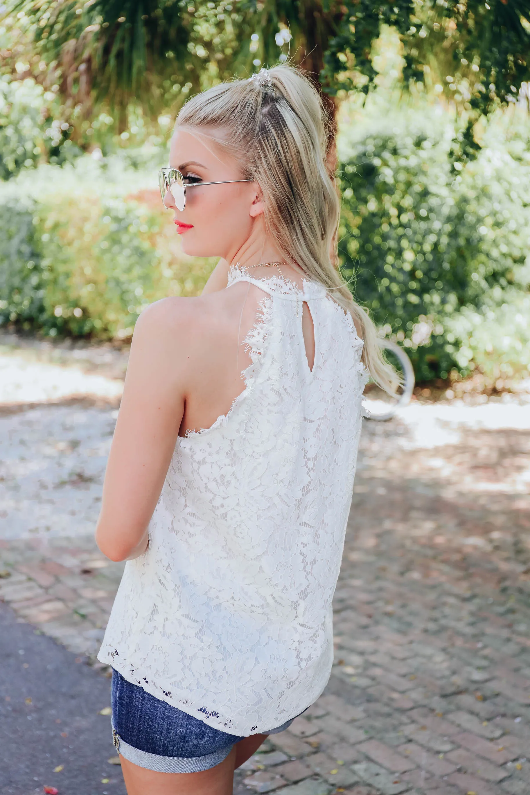 Summer's Eve Lace Top - Ivory