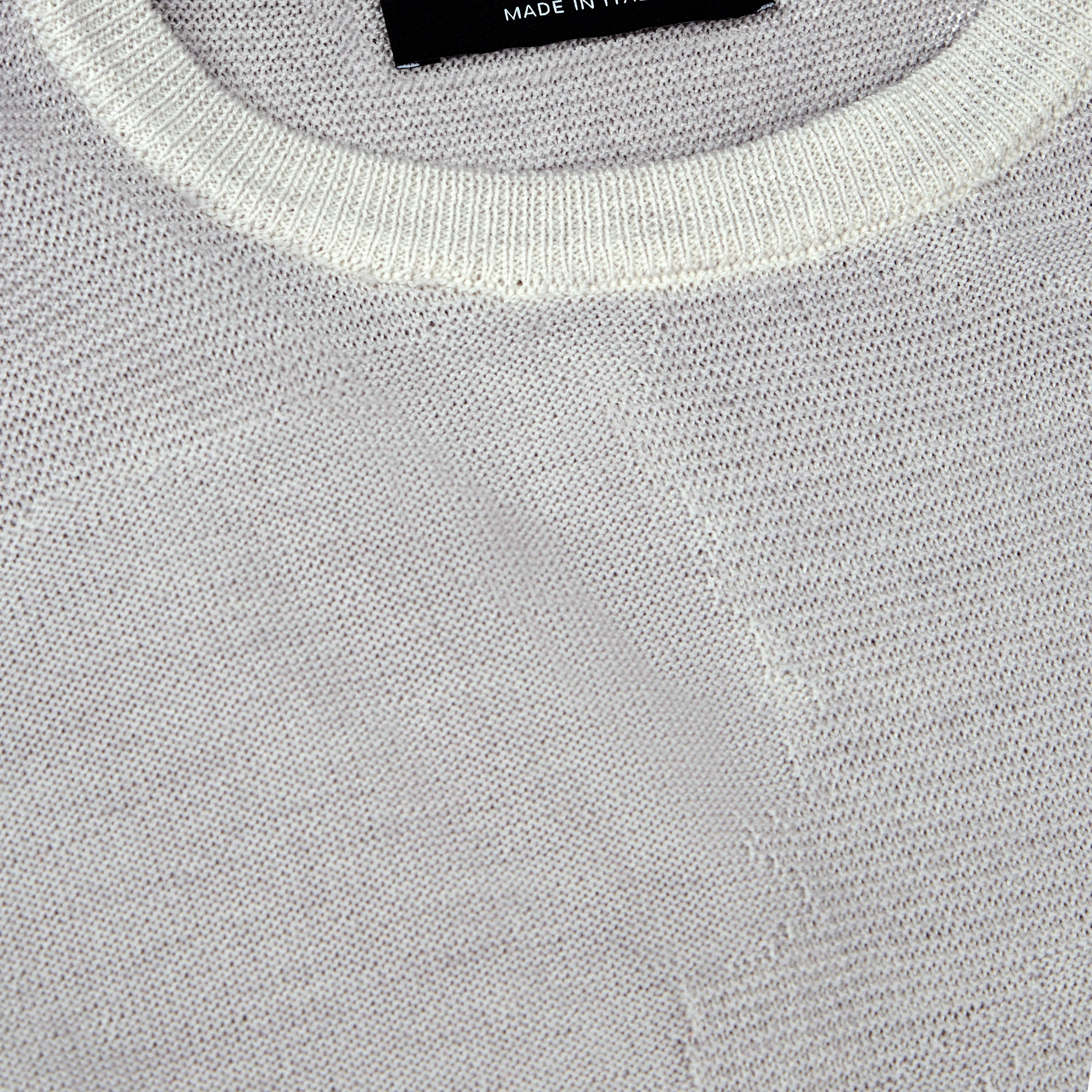 Super Merino Crew Neck Jacquard Sweater