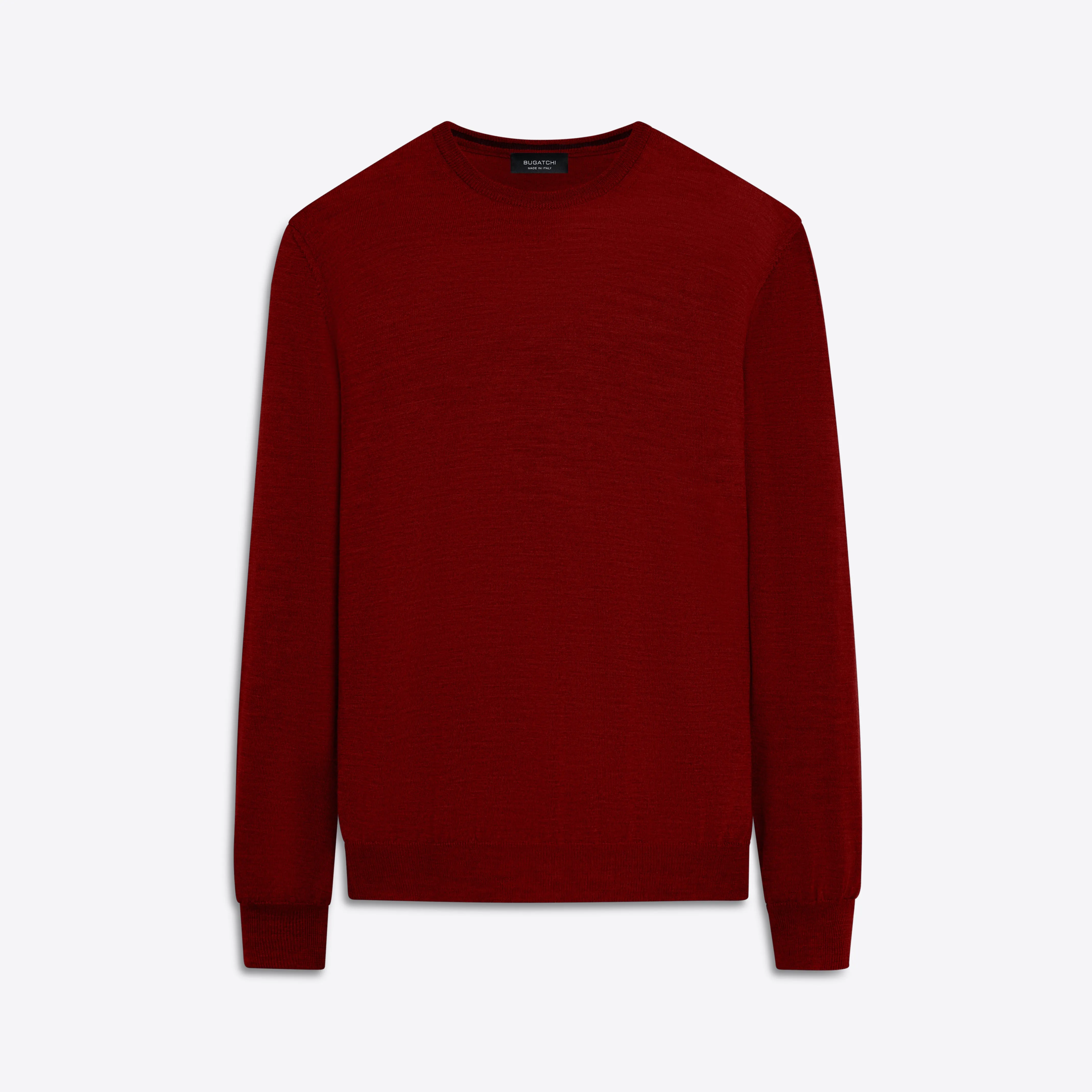 Super Merino Crew Neck Solid Sweater