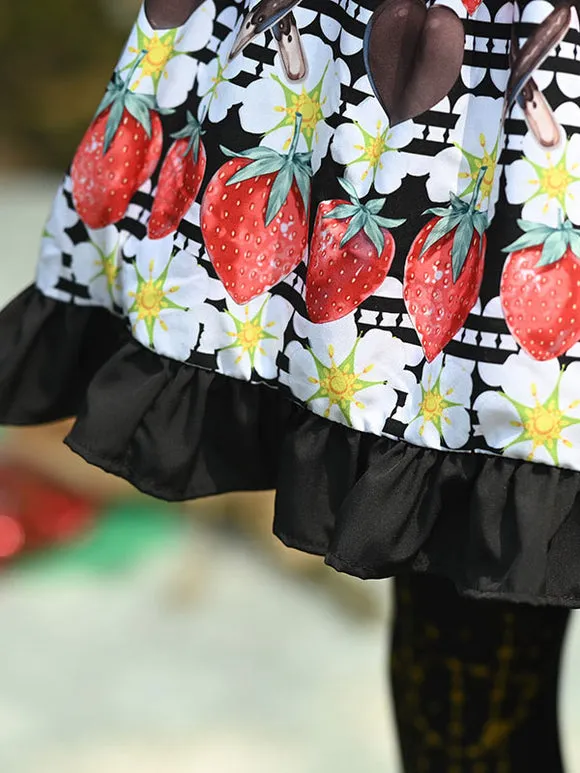 Sweet Lolita Overskirt Color Black Lace Tea Party Daily Casual Lolita Skirts