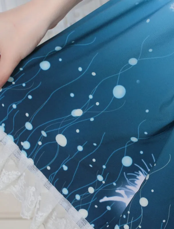 Sweet Lolita Skirt Wizard Of The Night Kawaii Lolita SK Lolita Skirt