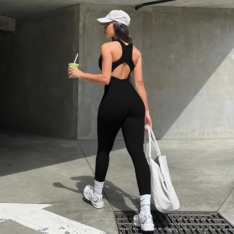 Teresa Sleeveless Zip-up Jumpsuit