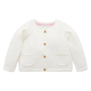 Textured Cardigan - Cloud