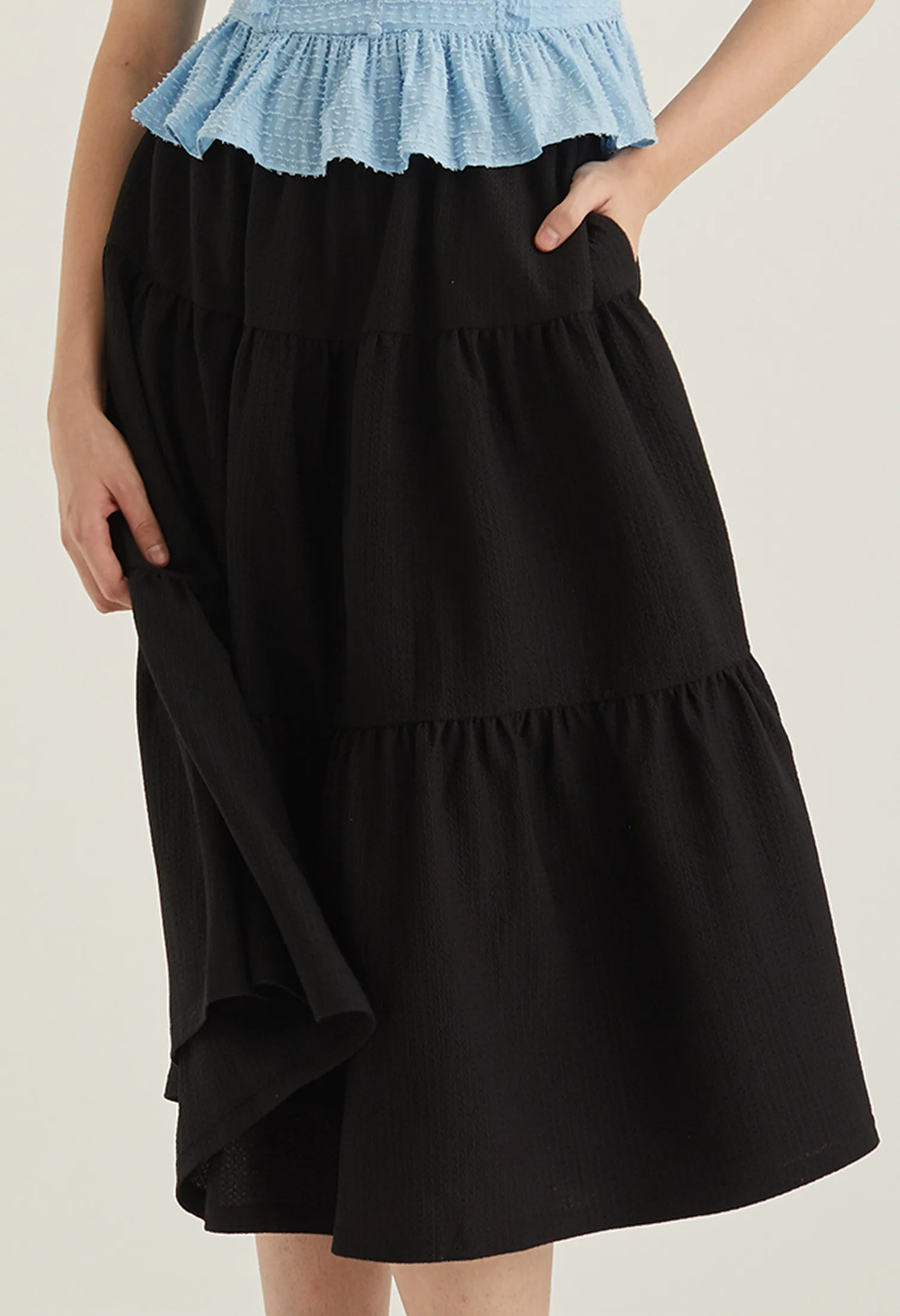 Vintage Prairie Midi Skirt