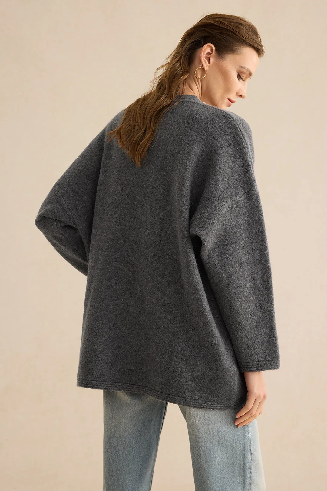 Wanda - Warm Tailored Knit Woman's Cardigan