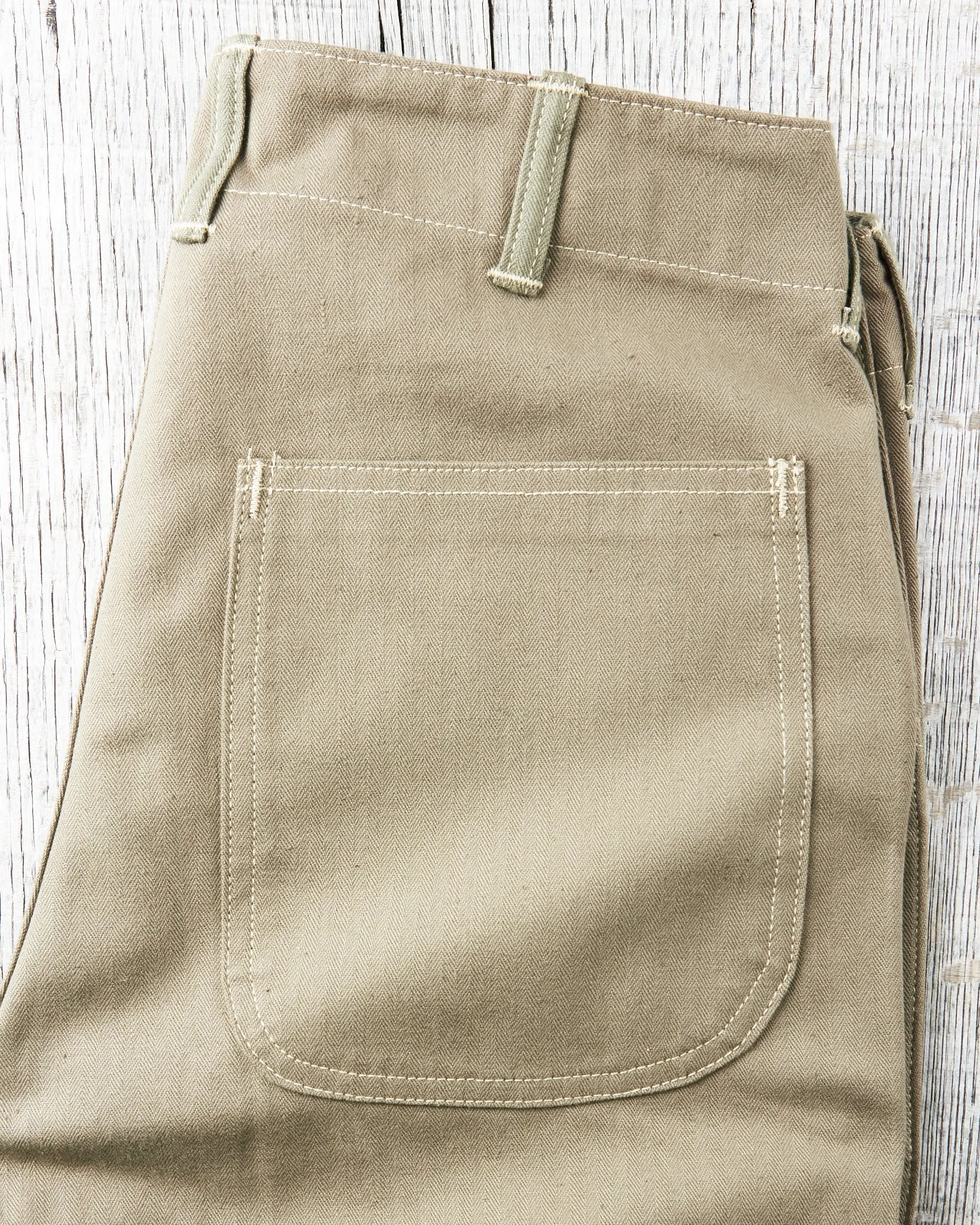Warehouse & Co Lot 1213 U.S. Army Herringbone Utility Pant OD Green