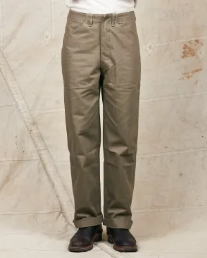Warehouse & Co Lot 1213 U.S. Army Herringbone Utility Pant OD Green