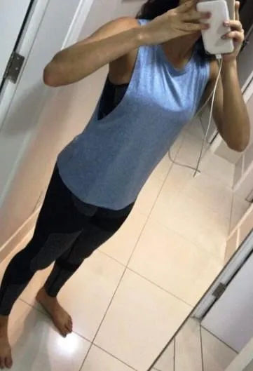 Warrior Drop Armhole Tank Top - Dark Grey