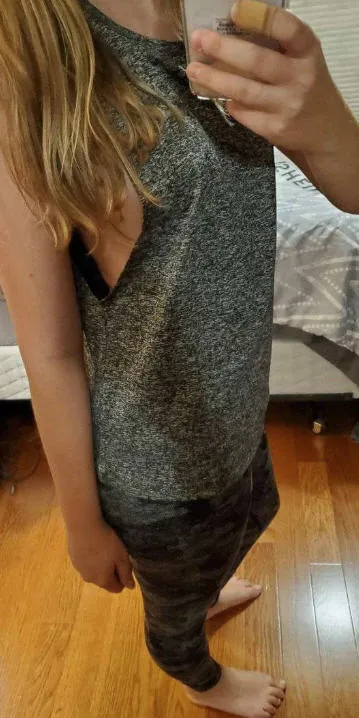 Warrior Drop Armhole Tank Top - Dark Grey