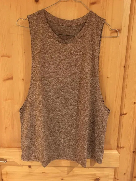 Warrior Drop Armhole Tank Top - Mocha Brown
