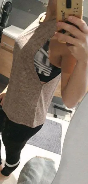 Warrior Drop Armhole Tank Top - Mocha Brown