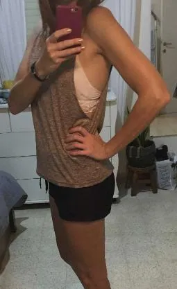 Warrior Drop Armhole Tank Top - Mocha Brown