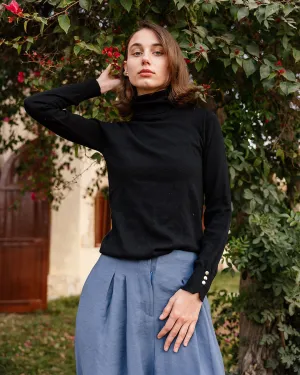 Women high neck pullover