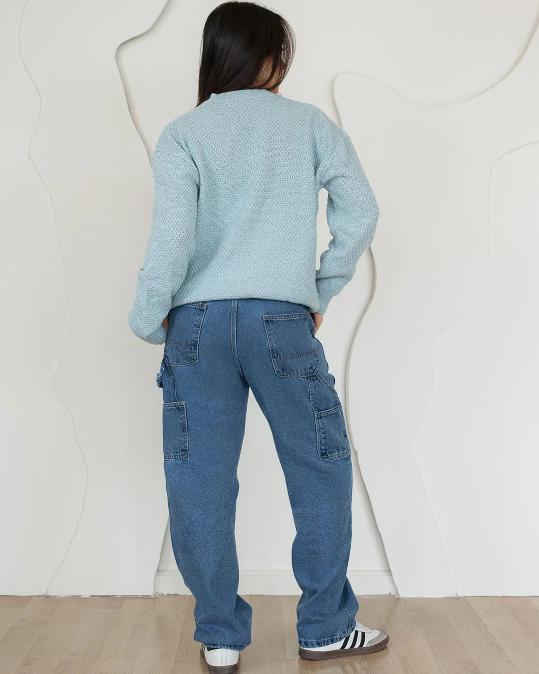 Women Honeycomb Pullover