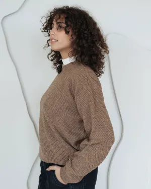 Women Honeycomb Pullover