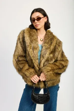 Women's Basil Furry Coat