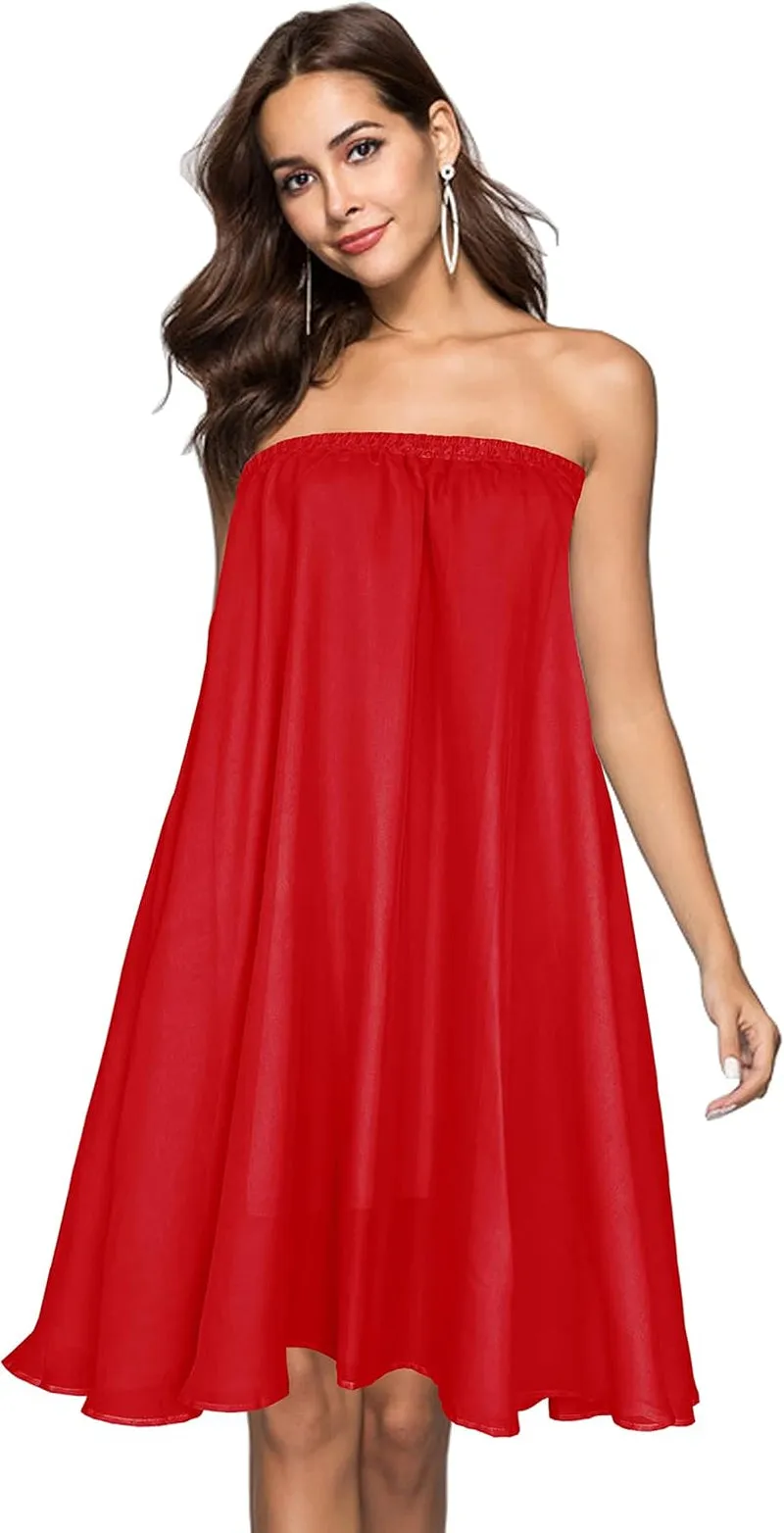 Womens Chiffon Retro Long Maxi Skirt Beach Ankle Length Skirt