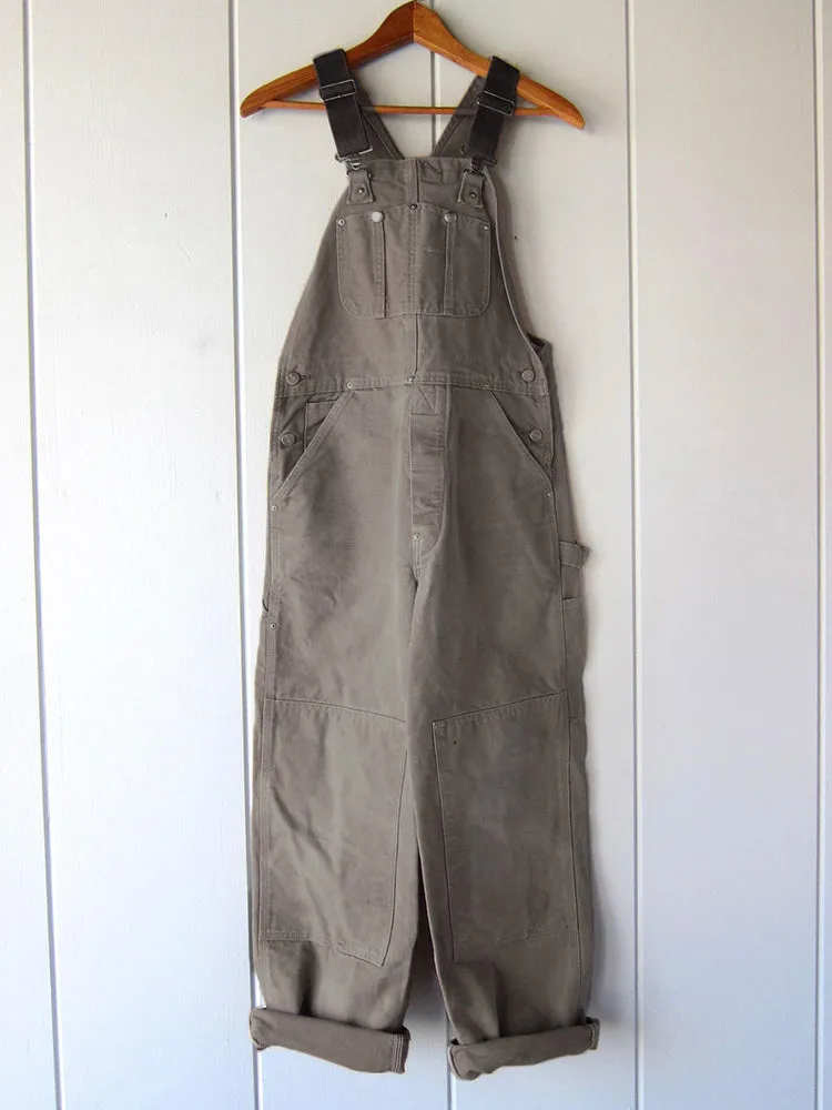 Women's Relaxed Fit Canvas Overalls