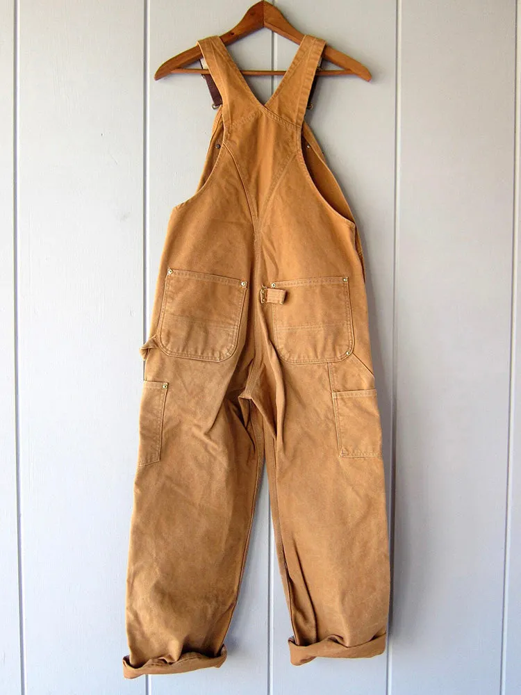 Women's Relaxed Fit Canvas Overalls