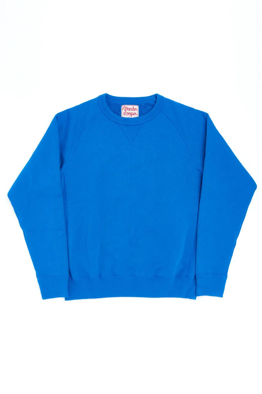 Wonder Looper Crewneck Super Looper French Terry Blue