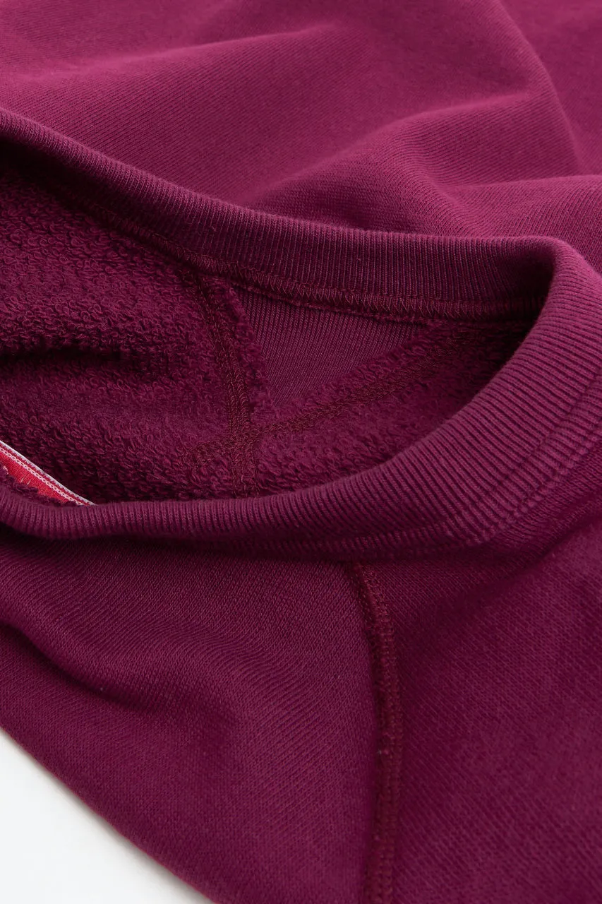 Wonder Looper Crewneck Super Looper French Terry Burgundy