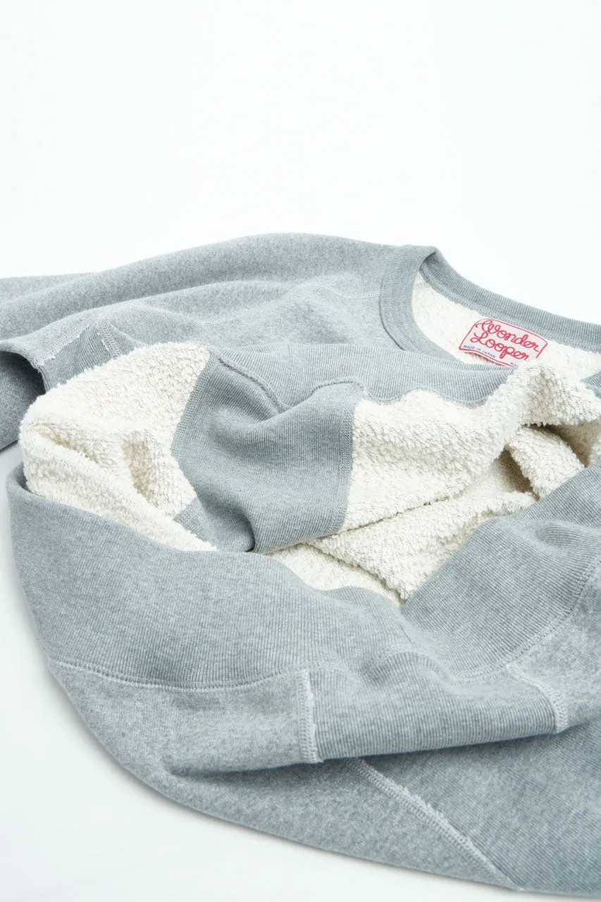 Wonder Looper Crewneck Super Looper French Terry Heather Grey