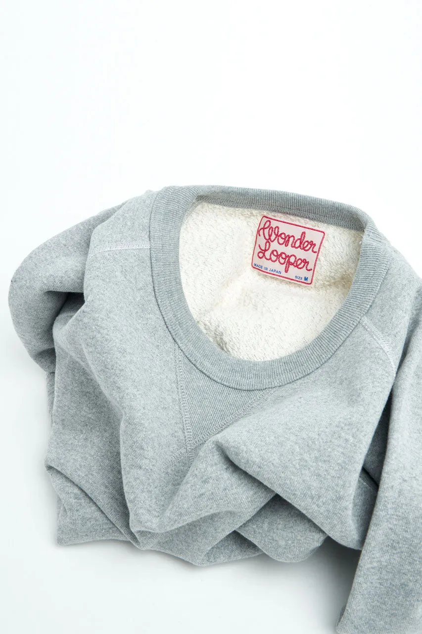 Wonder Looper Crewneck Super Looper French Terry Heather Grey