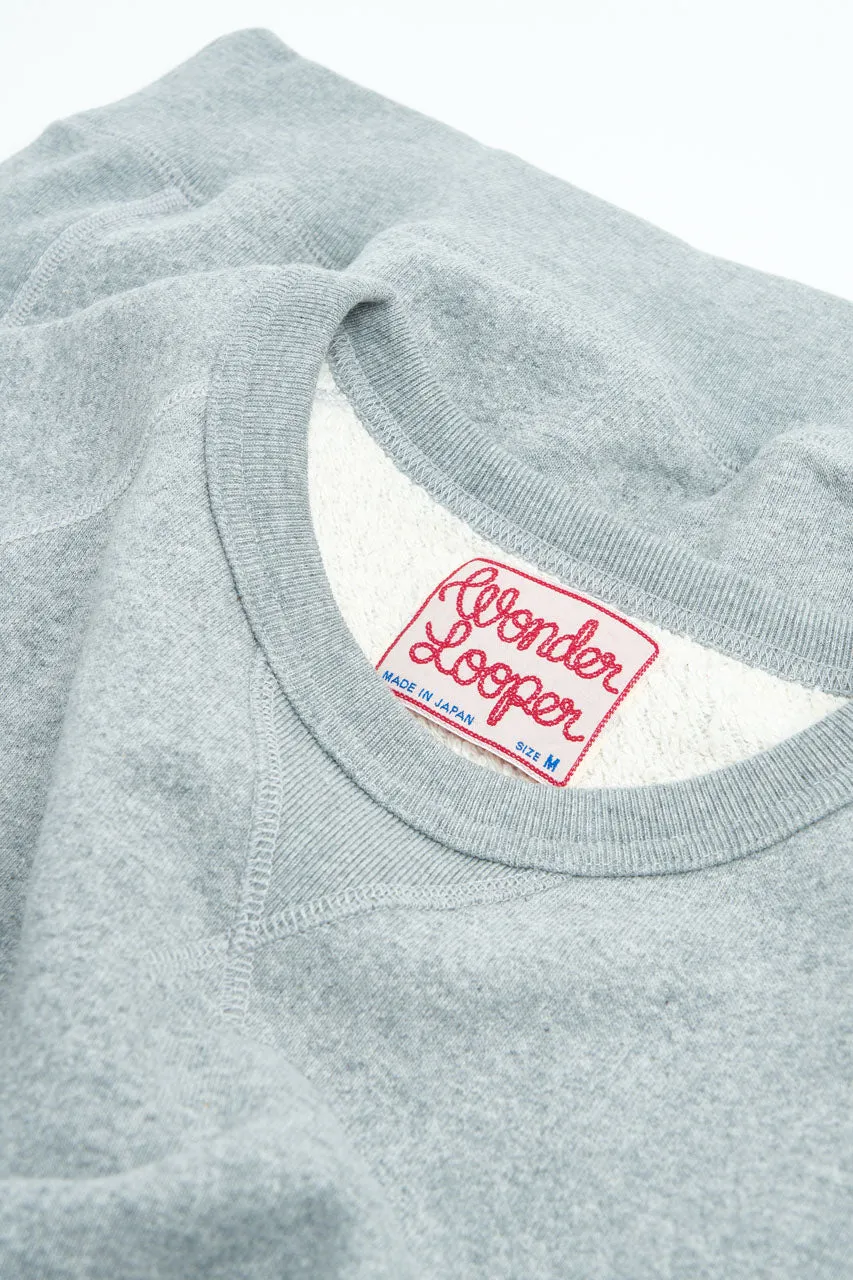 Wonder Looper Crewneck Super Looper French Terry Heather Grey