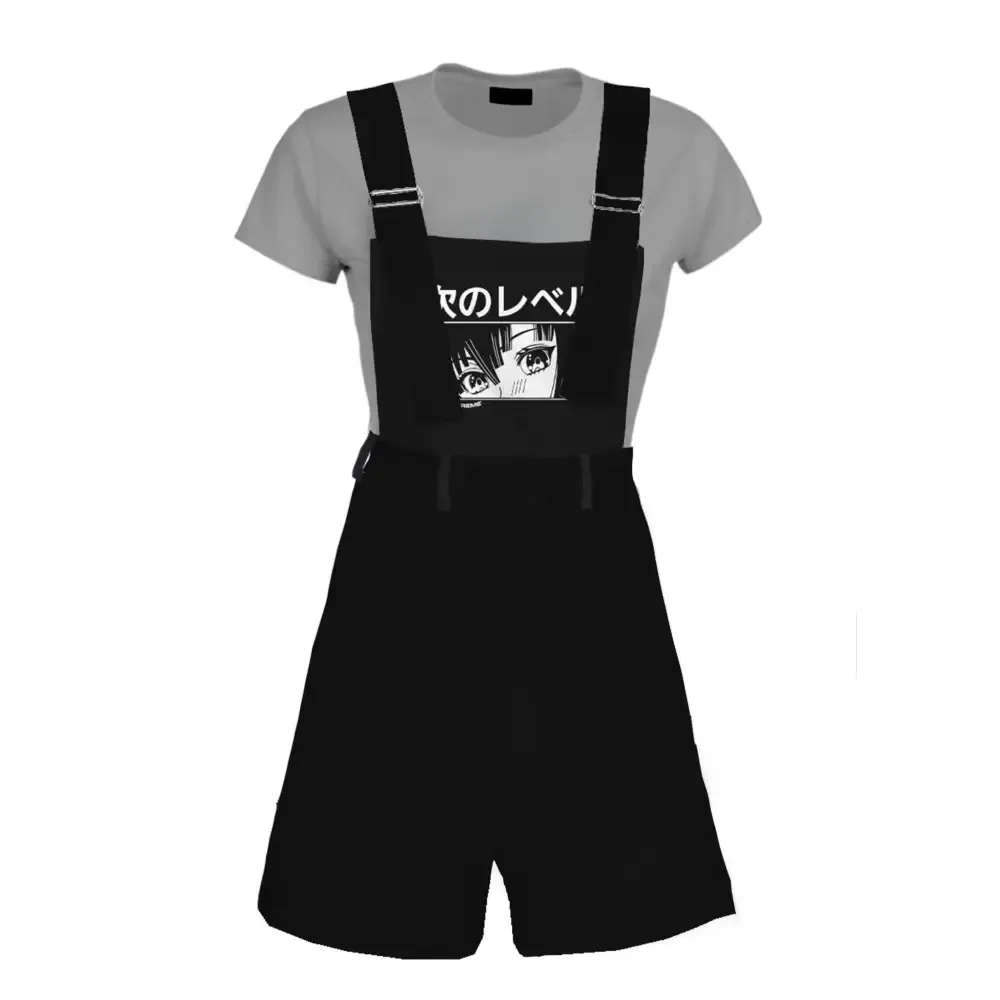 Y2K Women's Full Zip Jacket with Adjustable Straps and Pockets